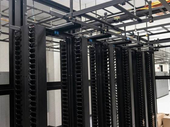 Data center rack rows